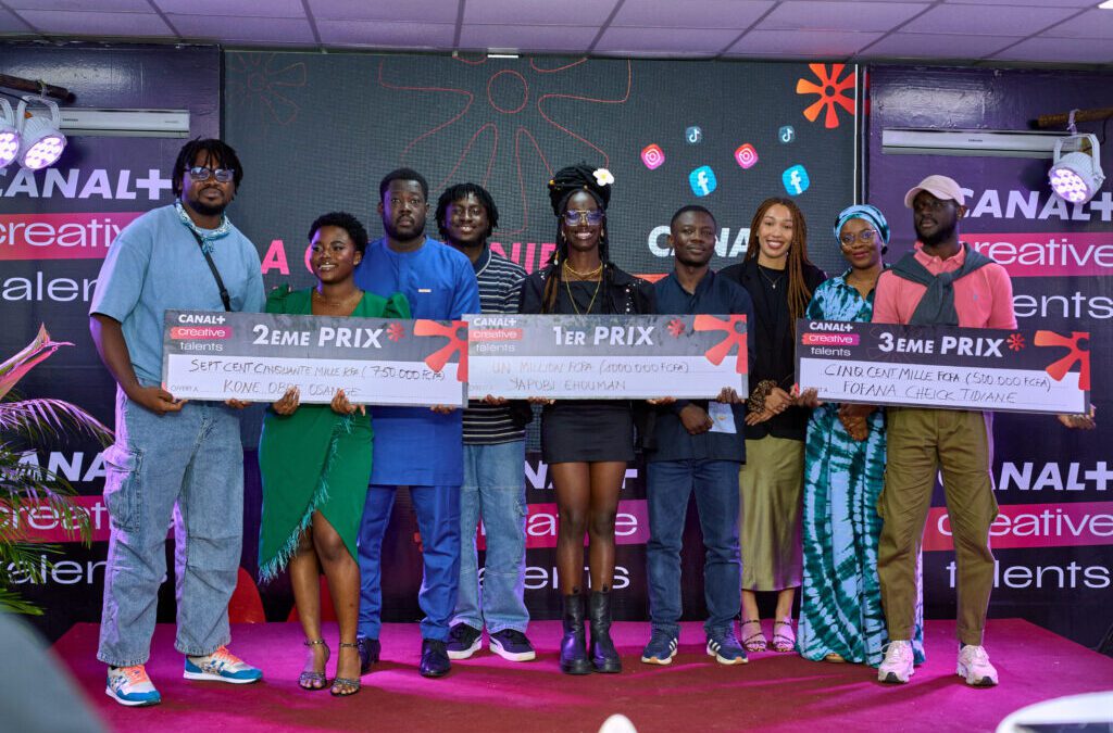 2e édition «Canal+ Créative Talents»: Voici les 3 grands Lauréats qui représenteront la Côte d&rsquo;Ivoire à la Finale Panafricaine