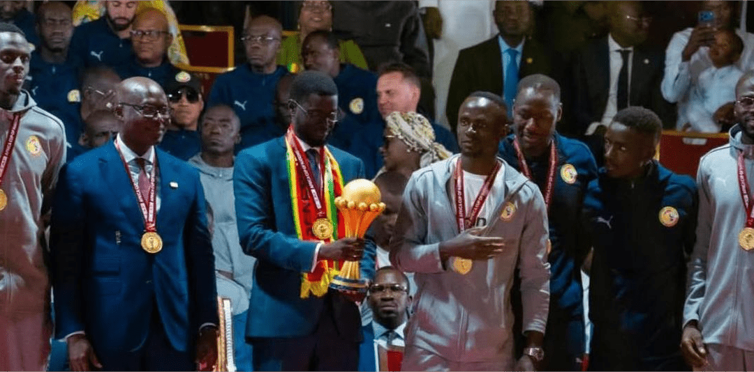 CAN 2025: Après le sacre, Bassirou Diomaye Faye offre 75 millions de Frs et un terrain de 1500 mètres carrés à chaque Lion du Sénégal