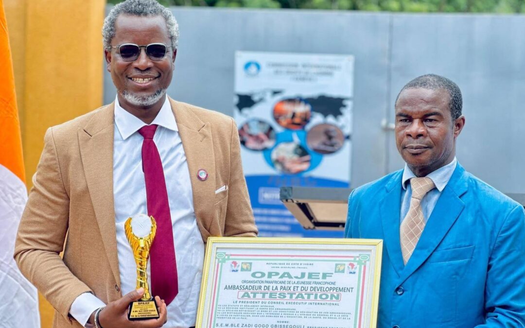 Distinction: Sheval Gagnen sacré « Super Lauréat National du Prix Éléphant d&rsquo;Or 2025 ».