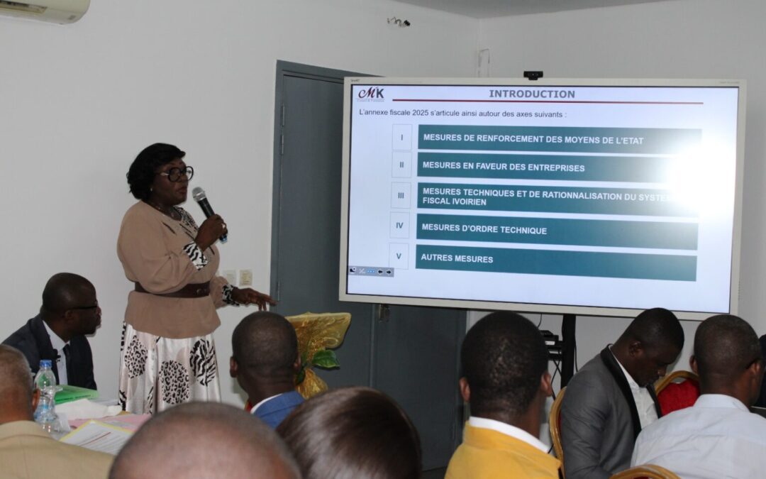 Economie/Annexe Fiscale 2025: Plusieurs Entreprises ivoiriennes reçoivent une série de formations à travers MK Conseils et Formation